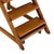 Art Deco Art Deco Period French Oak Rolling Library Wooden Steps, Circa 1940 For Sale - Image 3 of 9