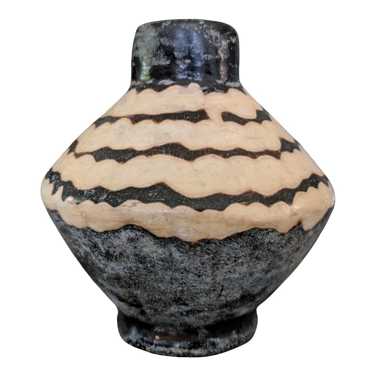 Vintage Handcrafted Stoneware Studio Pottery Weed Pot Vessel Vase ...