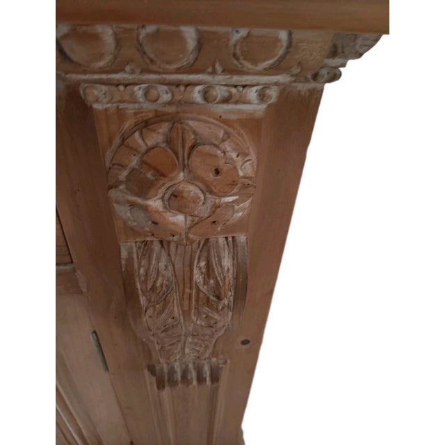 Vintage Wood American Traditional Sideboard Buffet Credenza 3 Drawer & 3 Doors For Sale In Naples, FL - Image 6 of 11