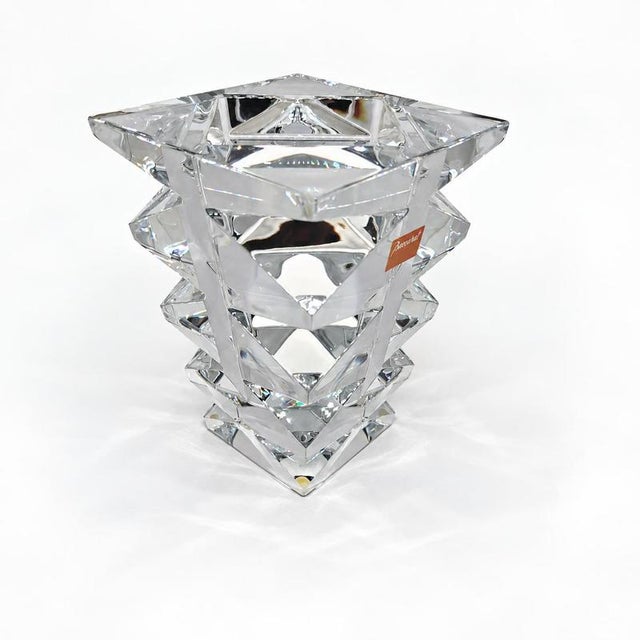 Architecture Vase by Nicolas Triboulot for Baccarat For Sale - Image 6 of 9