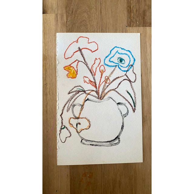 Abstract Una Base De Flores No. 5 Karen Castellanos For Sale - Image 3 of 3