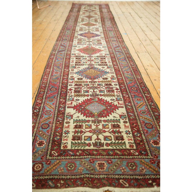 Vintage Karaja Rug Runner - 3' x 15'1" For Sale - Image 10 of 10