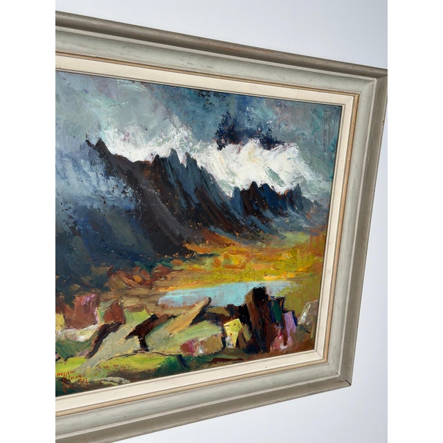Erik Magnusson, Landscape, 1949, Oil on Panel, Framed For Sale - Image 18 of 18
