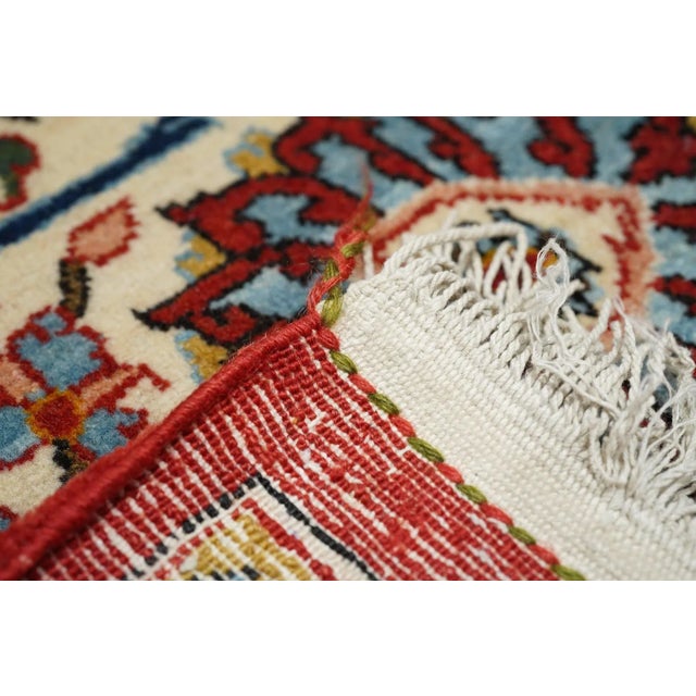 Vintage Qum Rug 7'4'' X 10'1'' For Sale - Image 9 of 11