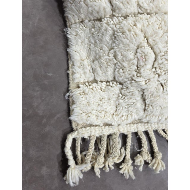 Off-White Moroccan Runner Rug - 7 X 2 Ft For Sale In Cleveland - Image 6 of 8