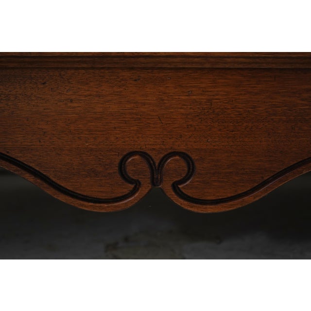 1980s Ethan Allen French Country Birch Curio Display Cabinet For Sale - Image 13 of 17