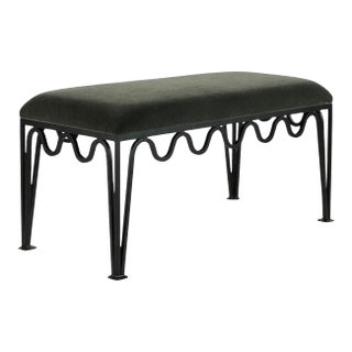 Short 'Méandre' Bench by Design Frères For Sale