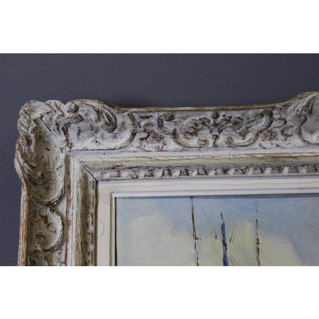 Jean Darignan, Fishing Boat, 1950s, Oil on Canvas, Framed For Sale - Image 6 of 14