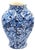 Blue Flintware Vase Grape for Rörstrand, 1920s For Sale
