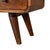 Brown Compact Media Stand With Drawers and Open Storage For Sale - Image 8 of 8