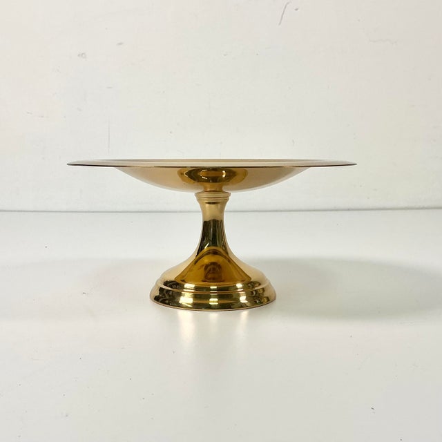 English Mid 20th Century Hollywood Regency English Traditional Style Bon Bon Candy Pedestal Compote. For Sale - Image 3 of 7