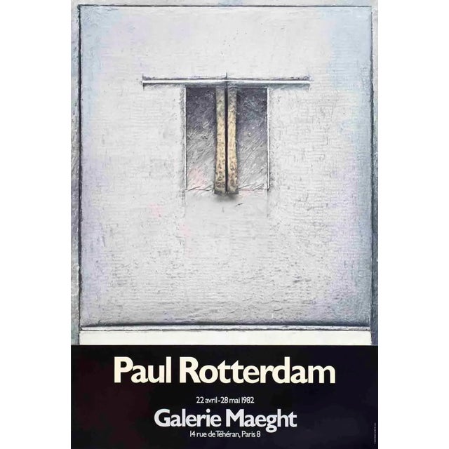 Artist: Paul Rotterdam Title: Galerie Maeght Year: 1982 Signed: No Medium: Offset Lithograph Paper Size: 28.75 x 19.75...