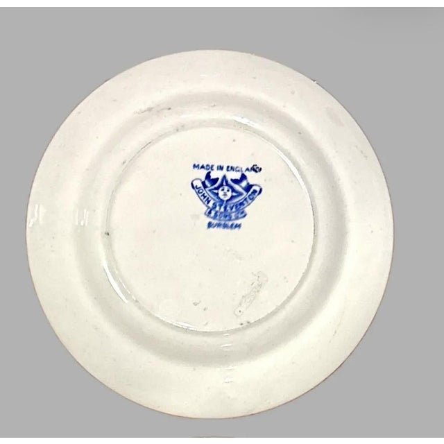 Blue and White Vintage & Antique Decorative Wall Plate Grouping — Set of 9 For Sale - Image 9 of 14