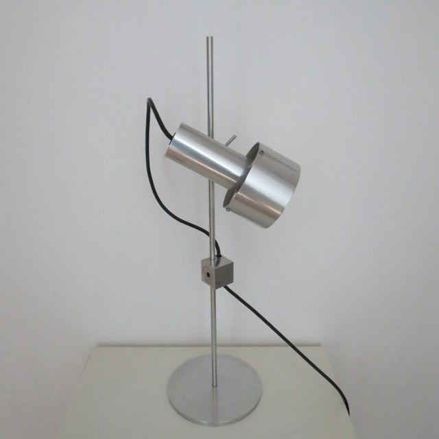 Modern Vintage Desk Lamp in Aluminium by Peter Nelson, 1960s For Sale - Image 3 of 13