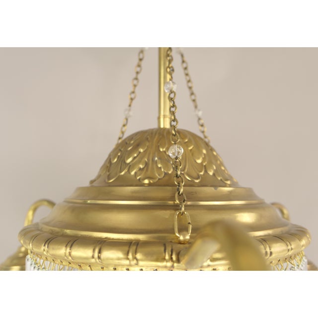 Viennese Coffee House Hanging Lamp, 1919 For Sale - Image 4 of 7