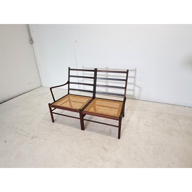 Colonial Leather Sofa by Ole Wanscher for Poul Jeppesens Møbelfabrik For Sale - Image 13 of 15