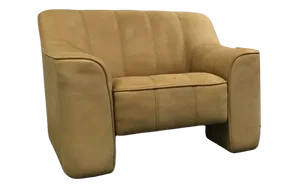 Cream Beige Brown Leather DS 44 Lounge Chair from de Sede