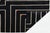Modern Modern Geometric Kilim Wool Rug With Architectural Line Art & Crimson Accents For Sale - Image 3 of 12