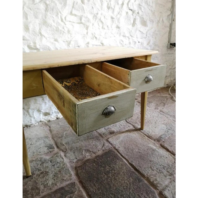 Antique Spanish Pine Kitchen Table, 1880 For Sale - Image 10 of 11