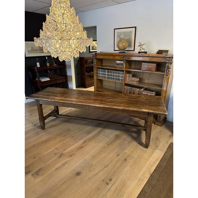 Large French Antique Farmhouse Table For Sale - Image 15 of 16