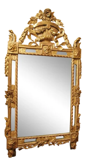Epoch Louis XVI Gilt Wood Mirror