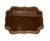 Contemporary 1970s Spisani for Svenskt Tenn Barockbrickan Brown Acrylic Tray For Sale - Image 3 of 10