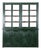 Large 19th Century English Painted Pine Glazed Bookcase For Sale