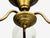 1940s Danish Modern, Pendant Light, Brass, Glass For Sale - Image 10 of 12