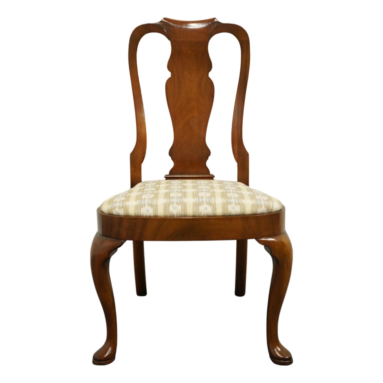 Hickory Chair Solid Mahogany Traditional Style Splat Back Dining Side ...