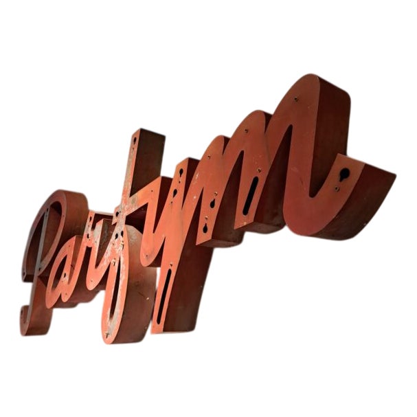 Vintage Swedish Parfyme Sign, 1940s For Sale