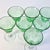 Glass Vintage Italian Rustic European Controlled Bubble Hand Blown Glass Wine Goblets - Set of 7, After Murano For Sale - Image 7 of 9