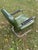 1930s Namco Art Deco Industrial Green Vinyl & Chrome Lounge Chair For Sale - Image 9 of 11
