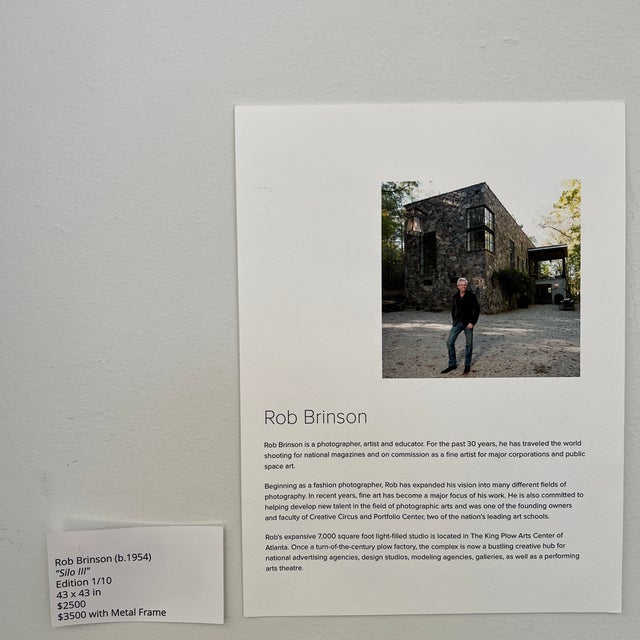 1980s Silo Series Black and White Photograph by Rob Brinson For Sale - Image 5 of 13