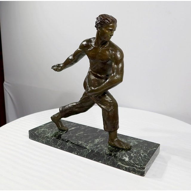 A. Kelety, Art Deco Sower, 1930, Bronze For Sale - Image 4 of 18
