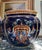 Renaissance Style Glazed Earthenware Cachepot with Heraldic Decoration from Gien For Sale - Image 4 of 8