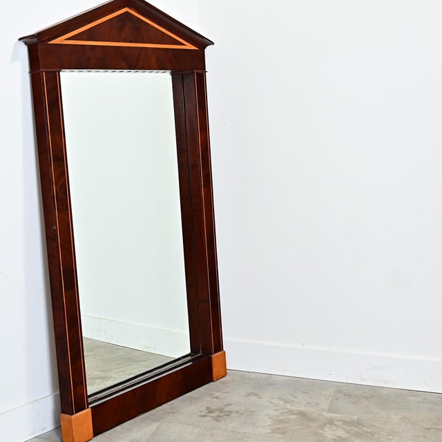 Early 20th Century Early 20th Century French Empire Style Wall Mirror with Cue Rack For Sale - Image 5 of 9
