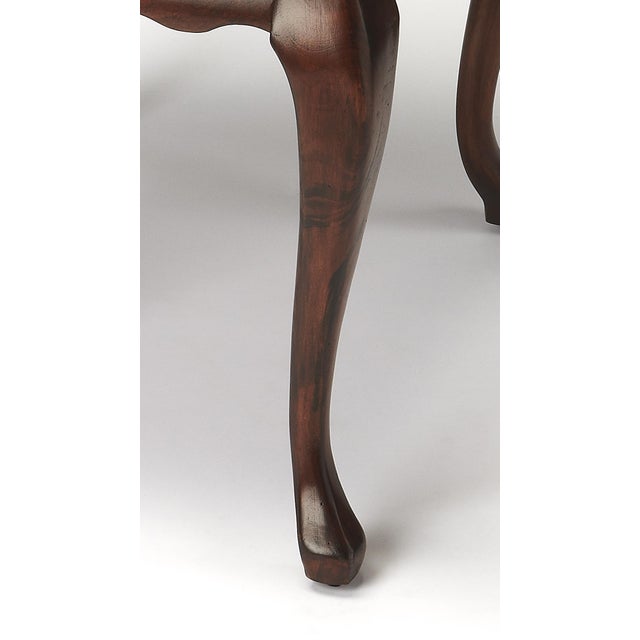 Spritely Home Accent Furniture Grace End Table, Dark Brown For Sale - Image 4 of 5