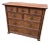 Late 20th Century Rattan 7 Drawer Bachelor Chest of Drawers For Sale