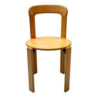Vintage Wooden Chair by Dietiker, Switzerland, 1997 For Sale
