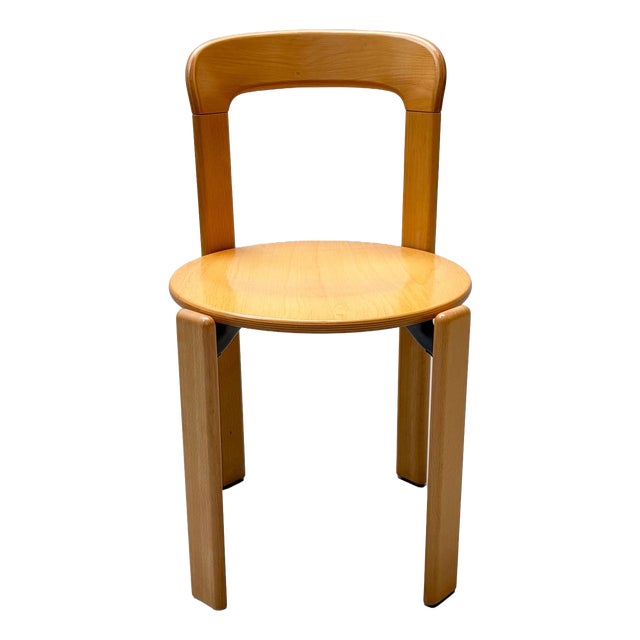 Vintage Wooden Chair by Dietiker, Switzerland, 1997 For Sale