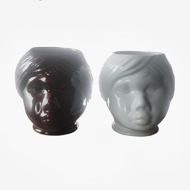 Italian Testa di Moro Vases, 1960s, Set of 2 For Sale - Image 9 of 9