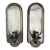 Pair of Late 20th Century Pewter Candle Sconces For Sale