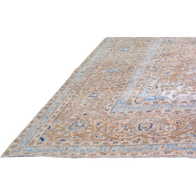 Traditional Vintage Hand Knotted Wool Rug, 9'8"x14'4" For Sale - Image 3 of 6
