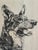 Vintage Original Etching of a German Shepherd Dog by Benson Moore For Sale In New York - Image 6 of 6