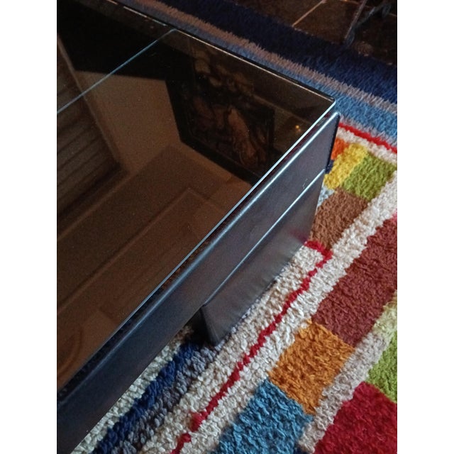 Postmodern Vintage Leather Coffee Table by Sonja Wasseur, 1970s For Sale - Image 3 of 17