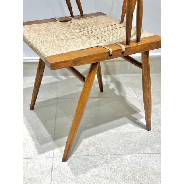 Seagrass Chairs by Georges Nakashima , 1960s, Set of 4 For Sale - Image 11 of 11