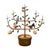 Mid 20th Century Vintage Italian Tole Espalier / Espaliered Tree Sculpture, Fruit Tree, Birds, Blossoms, & Apples, Manner of Mottahedeh For Sale - Image 5 of 8