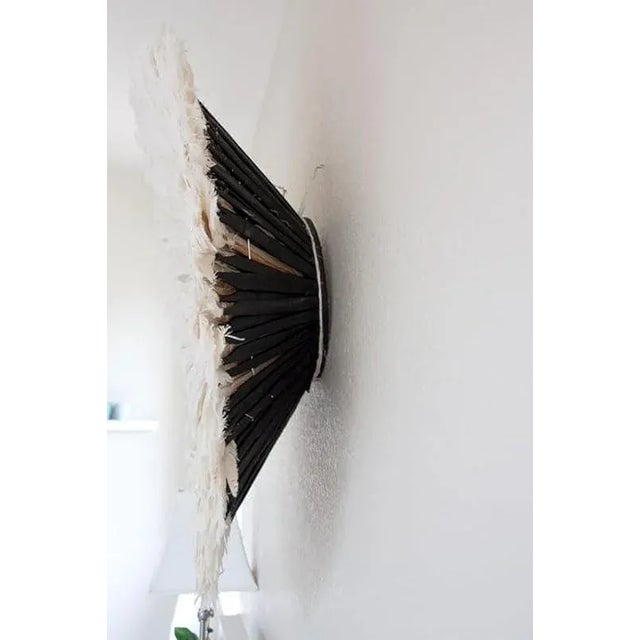 Bring timeless elegance into your home with this handmade white Juju hat—a stunning boho-chic wall decor piece crafted...