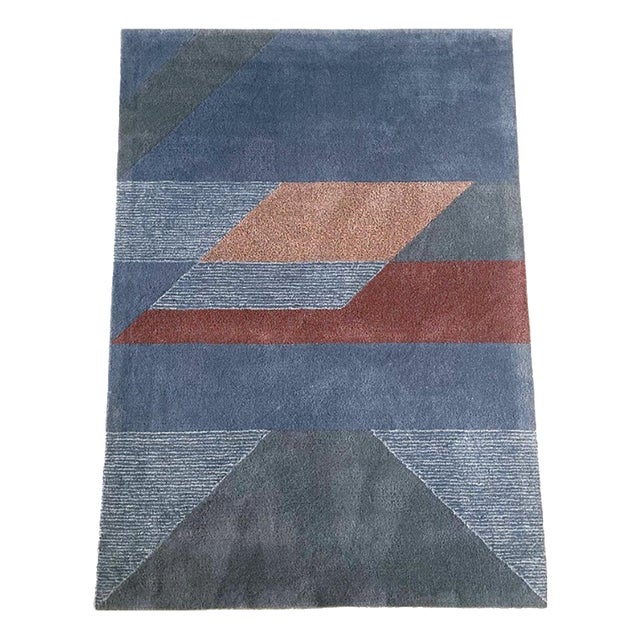 Hand-Tufted Rug from Tisca, France, 1980-1990s For Sale