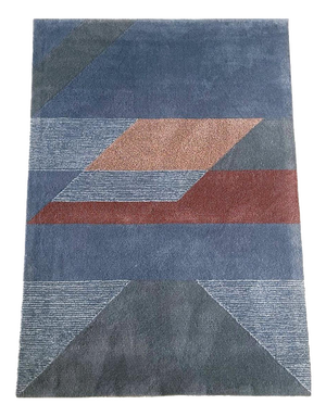 Hand-Tufted Rug from Tisca, France, 1980-1990s